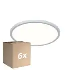 Mehrfachpackung 6x Nordlux LED Deckenleuchte Oja 29 Weiß 15W 1700lm - 830-840 CCT | IP54 - Dimmbar